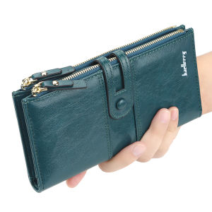 Women Wallet Zipper Clutch Women Long Card Cion Purse For 6 inch Phone