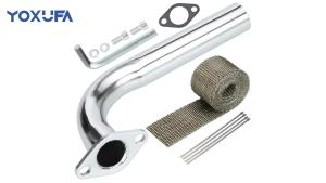 YOXUFA 420cc Exhaust Header Replacement for Predator 420 301cc GX240 270cc 390ccBike Go Kart Parts