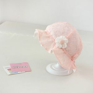 CHARRISSA Lace Ruffle Newborn Sun Hat Sweet Princess Baby Fisherman Hat Lovely Ruffle Infant Bucket Hat Kids