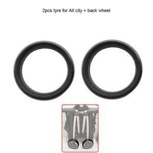 Buggy Tire For GB Pockit +All City Rear Wheel PU Tyre Tubeless Outer Casing Replacement Part Pram Wheel Accessories
