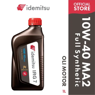 IDEMITSU IRG7 10W-40 MA2 Full Synthetic (1L) Motorcycle Oil (Oli Mesin Motor)