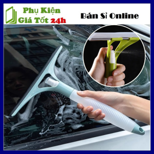 Combo 2 Cây Gạt Nước Cầm Tay Mini - Cây Lau Kính Đầu Silicon Làm Sạch Nhanh Không Để Lại Vệt Nước Tiện Lợi - Cây Lau Kiếng / Gạt kính Gạt Nước Cầm Tay