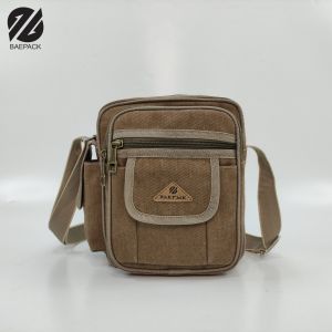 Tas Selempang Regan baepack / Tas Bahu Pria / Tas Selempang Cowok Premium/ Dark Brown