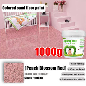 High Gloss Epoxy Resin Colored Sand Self Leveling Floor Paint CemeSelf Leveling Epoxy Resin Colored Sand Floor Paint 1kg Imitation Marble High Gloss Wear-Resistant for Rough Cement Floor Tiles Concrete Topcoat Indoor Household Waterproofing and Anti Slip