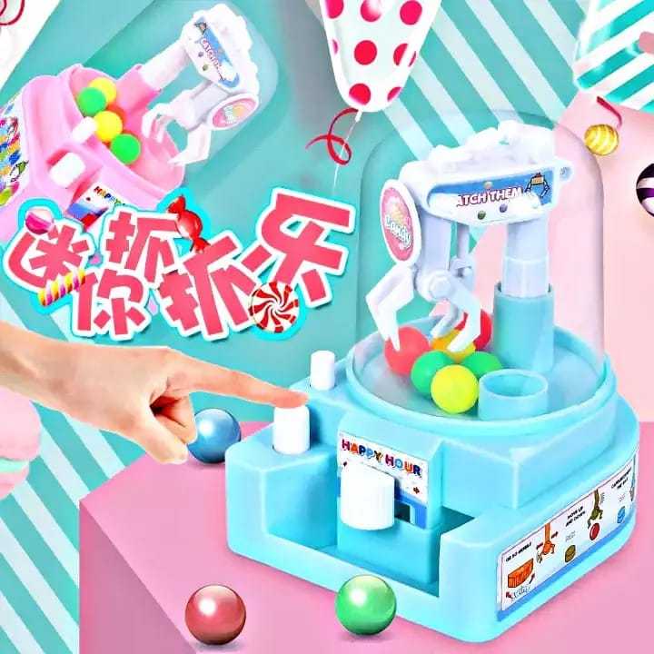 MAINAN ANAK MESIN CAPIT BOLA MINI CLAW MACHINE CANDY MAINAN ANAK