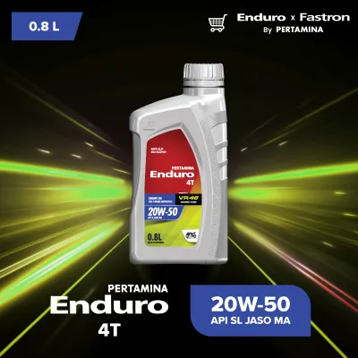 ENDURO 4T 20W-50 API SL JASO MA ขนาด 0.8L น้ำมันเครื่องรถจักรยานยนต์ 4 จังหวะ