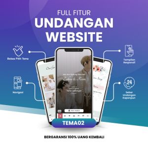 Undangan Digital Website Pernikahan Premium Zain Grafika