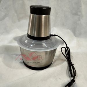 Chopper Daging Stainless-Hand Blender Penggiling Serbaguna Stainles 2 Liter/kode 685 Pisau Stainless