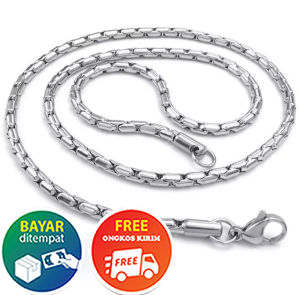 Kalung Pria Titanium Anti Karat Kode LM 01