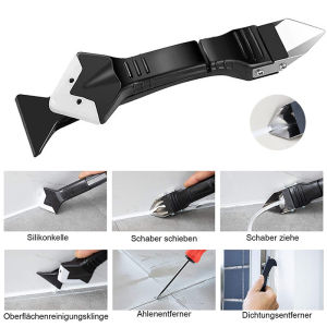 KIPRUN Glass Glue Angle Scraper Scraper Tool & Caulking Tool Cement Scraper Tool Shovel Angle Glue Shovel Floor Cleaning Sealant Kitche