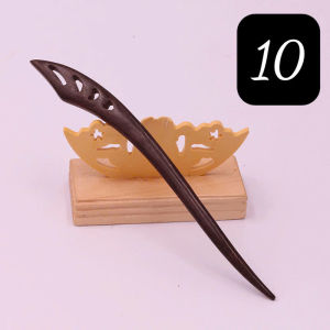 Trâm Cài Tóc Cổ Phong Cổ Trang Thân Gỗ Mun Cao Cấp Dài 18cm