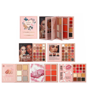 Eye Shadow Plate Eye Shadow Book Book Multifunctional Matte Pearl Lipstick Powder Blusher Highlight Concealer 78 Colors