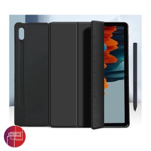 Samsung Tab S7 Plus 12.4\" XUNDD Beetle Case With Softec Cover and Pencil Holder (Black)
