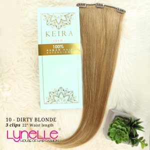 Keira Hair Extensions 100% Human Hair Waist length in Dirty Blonde - CODE- L22W6C10