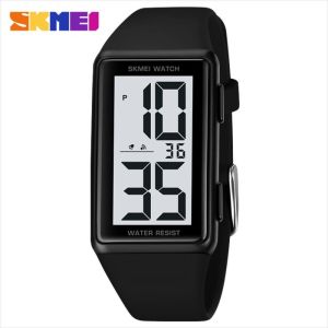 Jam Tangan Pria Digital SKMEI  - 1862 - Black/White  water resist30m