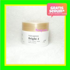 Naavagreen Bright 4 Day Cream 10 gram by dr Fredi Setyawan Original Skin Care Pelembab Wajah Pagi