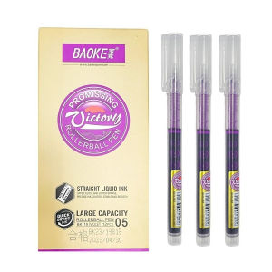 Hộp 12 cây bút lông kim mực gel nước Baoke BK119 / Bút nước Baoke 119 ngòi 0.5mm