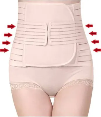 Maternity Waist Binder Waist Belt Abdominal Support Binder Postpartum Recovery Maternity Girdle by JUST4U
