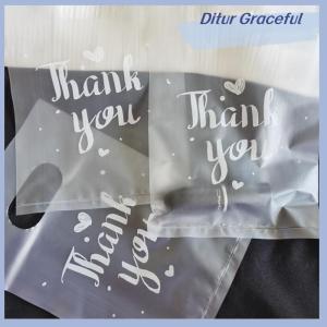 Ditur 100pcs Mini Cảm ơn bạn nhựa túi Quà tặng đám cưới kẹo Túi mua sắm tàu sân bay Túi