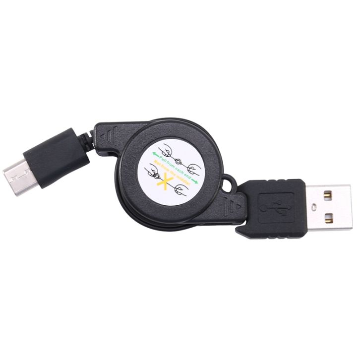 (KSXG) USB Type C USB 3.1 Retractable Cable Charger Charging Type-C USB ...