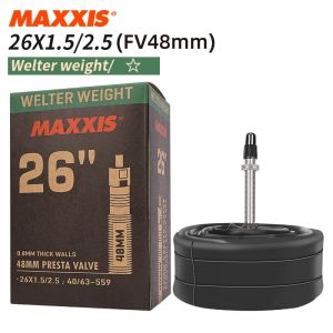 MAXXIS WELTER WEIGHT Thickened Puncture Resistant Original 0.8mm Inner Tube 26 27.5 29 700 For BMX Road XC AM DH Commute PV SV