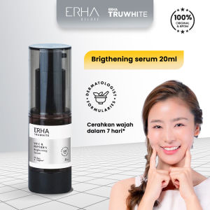 ERHA Truwhite Brightening Vitamin C Serum 20 ml - Serum Pencerah Wajah Peptides HALAL BPOM