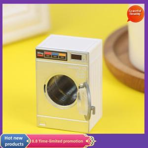 Graceful 1:12 Dollhouse Miniature Washing Machine Home Appliance Laundry Model Decor Toy