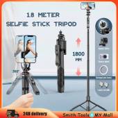 Smith Tools L16/L18 Wireless Selfie Stick Tripod Bluetooth Remote Monopod Stand 3 in 1 Stand Phone Tripod for Gopro CameraStand