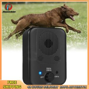 Winnereco Ultrasonic Bark Stopper for Dogs Portable Outdoor Training Device with Remote Control Noise Reduction for Calm Pets