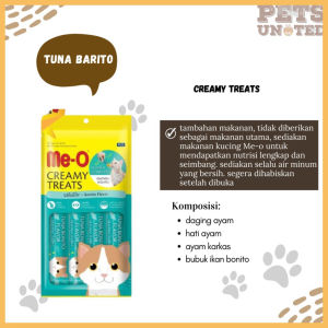 Me-o Creamy Treats Kitten Adult Sachet 60gr - Cemilan Krim Kucing Kitten Dewasa Cemilan Kucing Meo