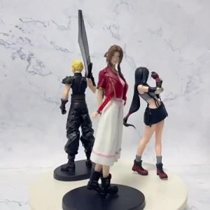Final Fantasy Cloud Strife 22cm Collectible Figure Buster Included PVC Statue Model for Desktop Display & Gamer Gift