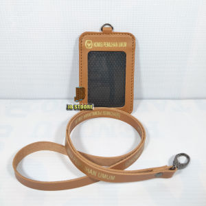 Tempat Id Card KPU Kulit / Id Card Holder Kpu Gantung / nametag kpu kulit