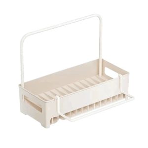 SWEET Multi Functional Sink Storage Rack Sponge Holder Detachable Kitchen Sink Organizer Tidy Storage Tray Tray for Kitchen Countertop