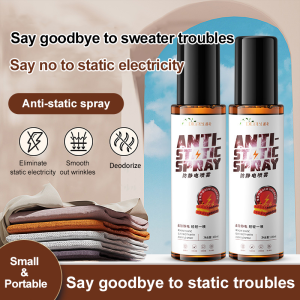Digo Anti-static Spray for Clothes and Hair - Eliminates static leaves a pleasant fragrance softens fabrics reduces wrinkles and removes static from clothing and sweaters.