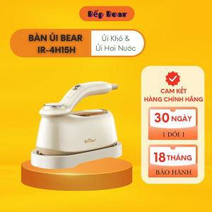 Bàn Ủi Hơi Nước Cầm Tay Mini Bàn Là Hơi Nước 2 Trong 1 Ủi Nhanh Tiết Kiệm Thời Gian IR-4H15H - Bản Tiếng Việt Bảo hành chính hãng 18 Tháng