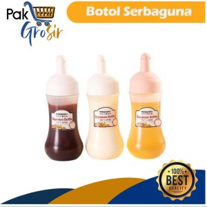 Botol Saus Botol Minyak Botol Kecap Botol Mayonaise Saos Serbaguna Bahan Plastik PP silikon