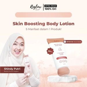 Body Lotion Reglow - 50ml | Skin Boosting Body Lotion Pemutih Badan | Melindungi dari Sinar UV Melembapkan Menjaga Skin Barrier Kulit | Pelembap Tangan & Kaki