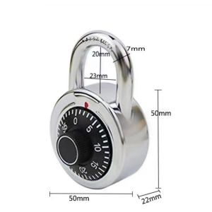 Rotary Padlock Digit Combination Code Lock Safe Dial Number