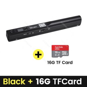 Portable iScan with TF Card 16G-128G Handheld Mobile Document Scanner 900DPI Type-c LCD Display Support JPG/PDF Format Selection
