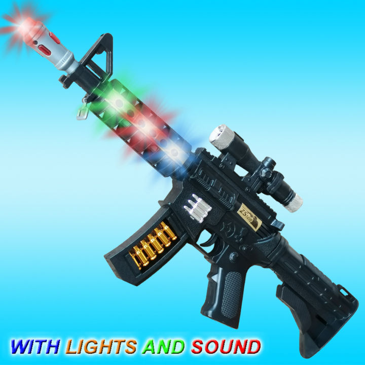 Magic Gun ZS149B Machine Gun Vibration Flash Gun With Cool Lighting ...