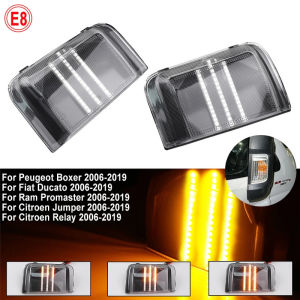 Kalynlun 2pcs For Peugeot er Citroen Jumper RELAY RAM PROMASTER Fiat Ducato Dynamic Turn Signal LED Blinker Side Mirror light 1I5J2K
