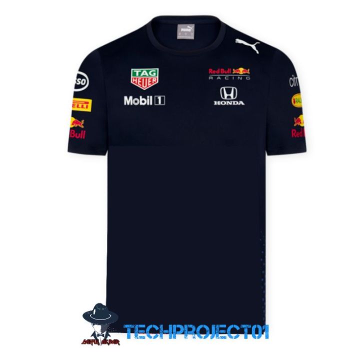 New T-shirt Kaos Team F1 RedBull Racing Honda 2021 Best Quality - Main Image