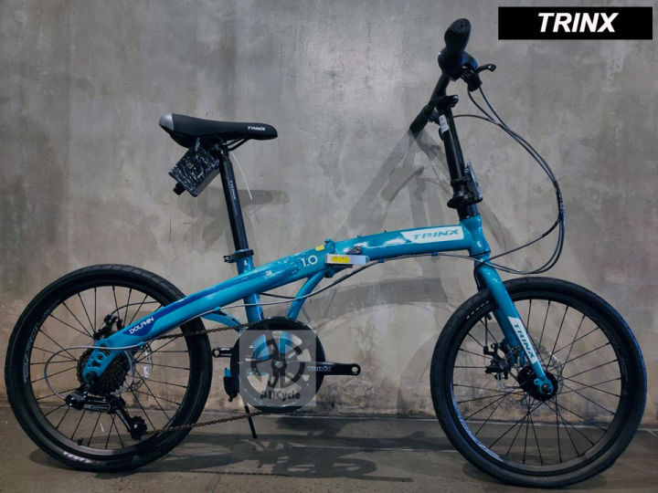 Trinx folding shop bike