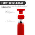 Termos Stainless Steel Polos & Tulisan ZHOU HUI I Termos Glossy I Tahan Panas & Dingin I500ML I SUS 304 I SD-1055/1053. 