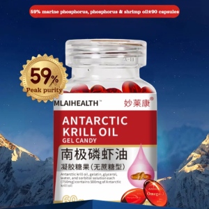 Antarctic Krill Oil Dietary Supplement For A Smooth And Worry Free Diet Made With Natural Ingredients And Containing Astaxanthin It Helps Boost Your Energy Levels