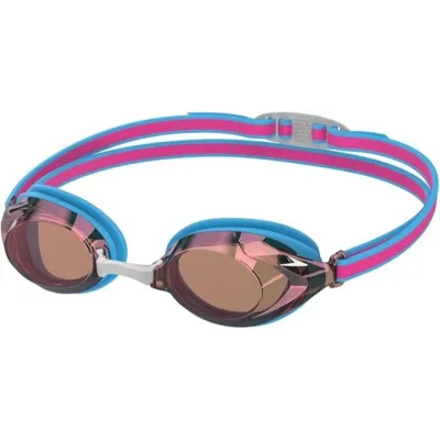 🌟💯% AUTHENTIC🌟 Speedo Jr. Vanquisher 3.0 Mirrored Goggles - Kids Mirrored Performance Swim Goggle