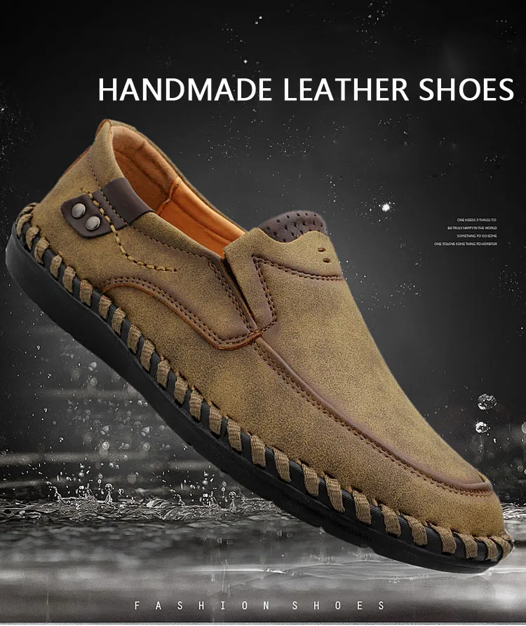 Ready Stock New Men's Leather Dress Shoes Moccasin Loafers