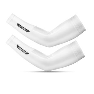 ROCKBROS Sports Arm Compression Sleeve Basketball Cycling Arm Warmer Summer Running UV Protection Volleyball Sunscreen Bands