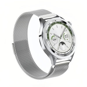 Metal Strap for Xiaomi Watch Color/ Color 2 /S1/S1 Pro/S2/S3/S4/S4 Sport No Gap Stainless Steel Milanese Band Magnetic Clasp for Women Men Fashion