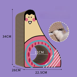 💯PG🥊 Extra Large Cat Tunnel Scratching Board Scratch Villa Bed Hole Furniture Lounge Hideaway Indoor